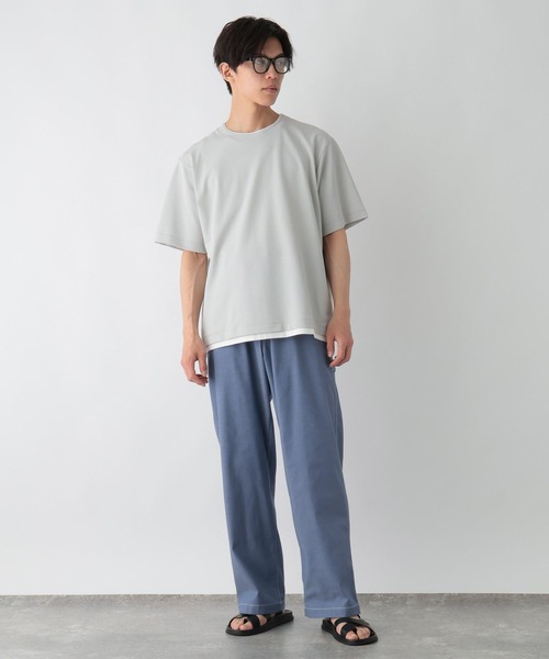 GLOBAL WORK(グローバルワーク)の「サラサラカイテキDRYレイヤー/671511(Tシャツ/カットソー・メンズ・ブルー系その他4/ライトグレー/ブラウン系その他7/ネイビー/フューシャピンク・MEDIUM/LARGE/X-LARGE/SMALL)」の14枚目の写真