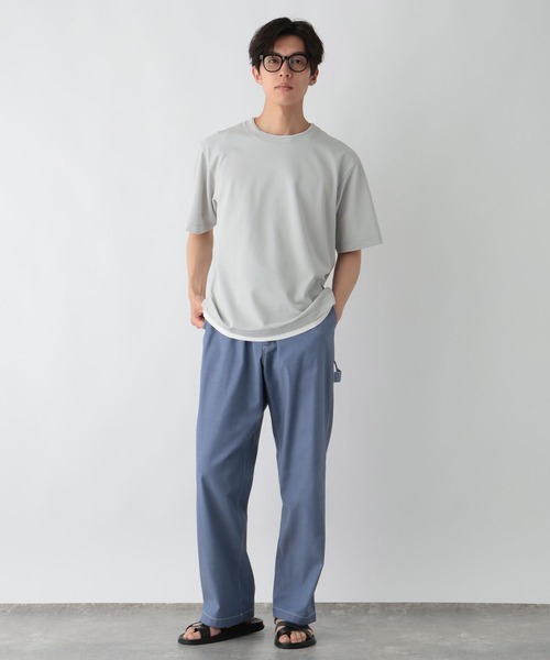 GLOBAL WORK(グローバルワーク)の「サラサラカイテキDRYレイヤー/671511(Tシャツ/カットソー・メンズ・ブルー系その他4/ライトグレー/ブラウン系その他7/ネイビー/フューシャピンク・MEDIUM/LARGE/X-LARGE/SMALL)」の12枚目の写真