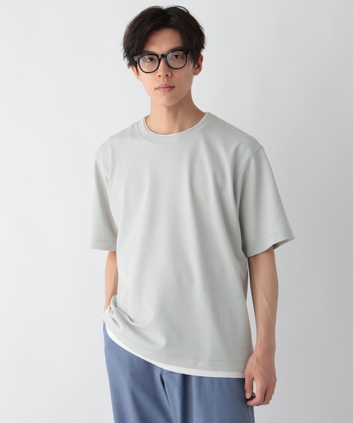 GLOBAL WORK(グローバルワーク)の「サラサラカイテキDRYレイヤー/671511(Tシャツ/カットソー・メンズ・ブルー系その他4/ライトグレー/ブラウン系その他7/ネイビー/フューシャピンク・MEDIUM/LARGE/X-LARGE/SMALL)」の11枚目の写真