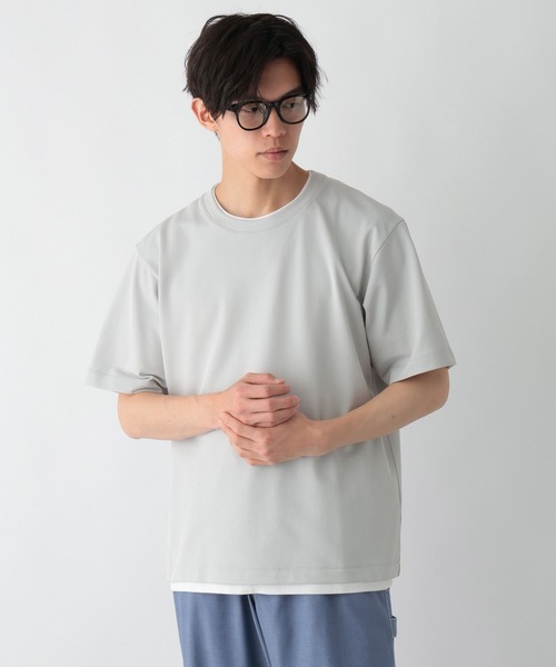 GLOBAL WORK(グローバルワーク)の「サラサラカイテキDRYレイヤー/671511(Tシャツ/カットソー・メンズ・ブルー系その他4/ライトグレー/ブラウン系その他7/ネイビー/フューシャピンク・MEDIUM/LARGE/X-LARGE/SMALL)」の9枚目の写真