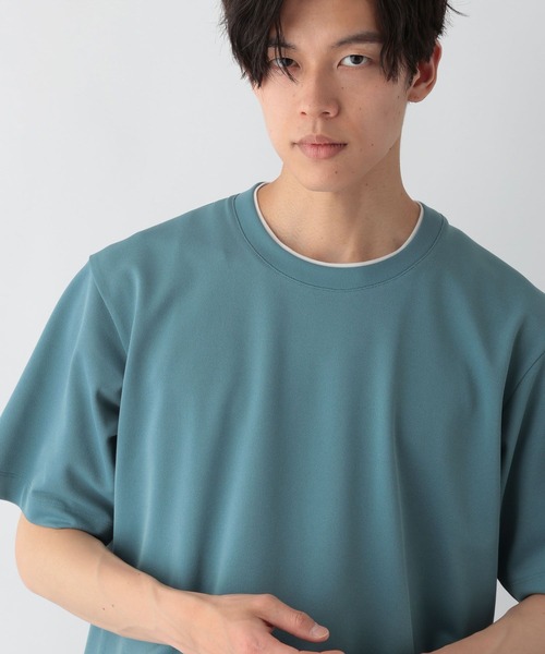 GLOBAL WORK(グローバルワーク)の「サラサラカイテキDRYレイヤー/671511(Tシャツ/カットソー・メンズ・ブルー系その他4/ライトグレー/ブラウン系その他7/ネイビー/フューシャピンク・MEDIUM/LARGE/X-LARGE/SMALL)」の15枚目の写真