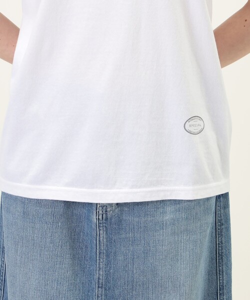 TANGTANG(タンタン)の「TANGTANG ONE OPE T-3265 コットン プルオーバー(Tシャツ/カットソー・レディース・ホワイト系その他・S)」の3枚目の写真