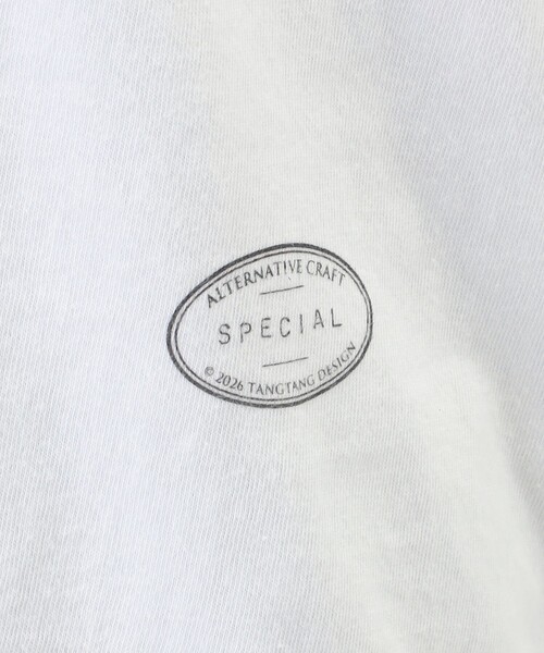 TANGTANG(タンタン)の「TANGTANG ONE OPE T-3265 コットン プルオーバー(Tシャツ/カットソー・レディース・ホワイト系その他・S)」の4枚目の写真
