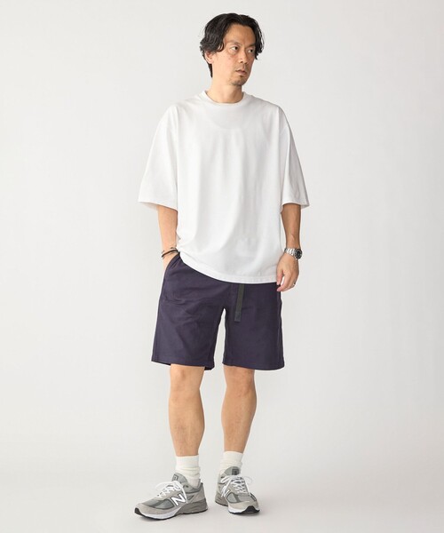SHIPS(シップス)の「THYARD: COOLMAX(R) クルーネック Tシャツ(Tシャツ/カットソー・メンズ・ブラック/ネイビー/グレー/ホワイト・2/3/4)」の5枚目の写真
