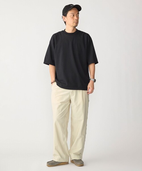 SHIPS(シップス)の「THYARD: COOLMAX(R) クルーネック Tシャツ(Tシャツ/カットソー・メンズ・ブラック/ネイビー/グレー/ホワイト・2/3/4)」の6枚目の写真