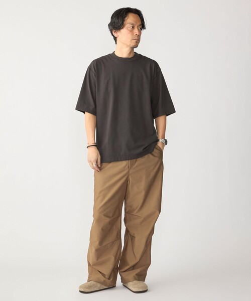 SHIPS(シップス)の「THYARD: COOLMAX(R) クルーネック Tシャツ(Tシャツ/カットソー・メンズ・ブラック/ネイビー/グレー/ホワイト・2/3/4)」の8枚目の写真