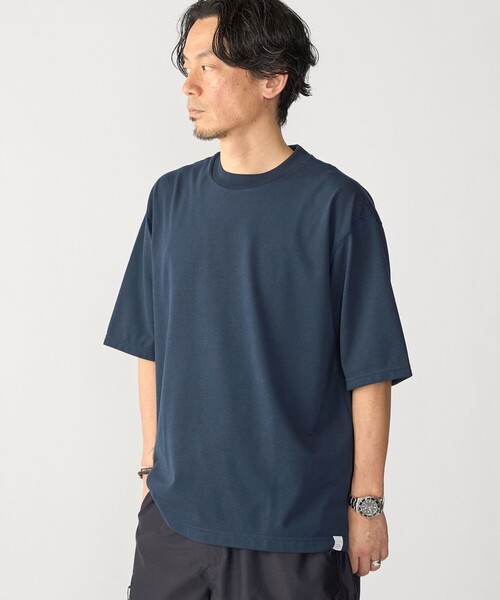 SHIPS(シップス)の「THYARD: COOLMAX(R) クルーネック Tシャツ(Tシャツ/カットソー・メンズ・ブラック/ネイビー/グレー/ホワイト・2/3/4)」の18枚目の写真