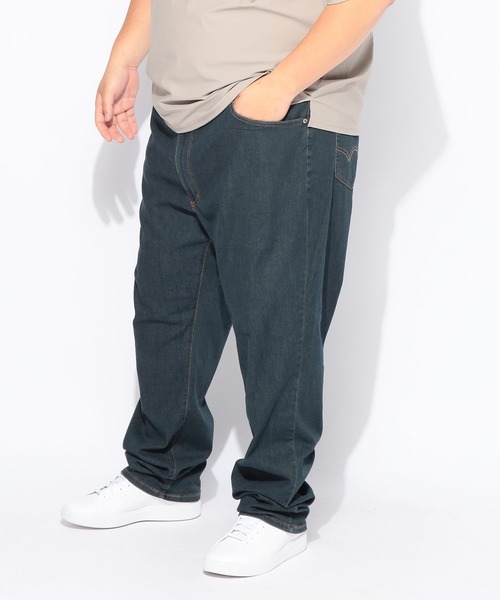 EDWIN(エドウィン)の「パンツ メンズ 大きいサイズ JERSEYS COOL ストレッチ レギュラーストレート ジーンズ EDWIN (エドウィン)(デニムパンツ・メンズ・ブルー・2L/4L/3L)」の3枚目の写真