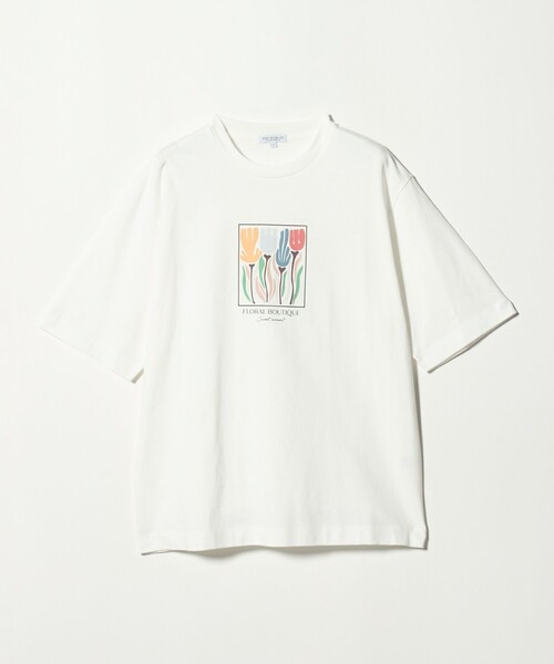 A DAY IN THE LIFE UNITED ARROWS（アデイインザライフユナイテッドアローズ）の「フラワー アートプリント リラックスカットソー＜A DAY IN THE LIFE＞（Tシャツ/カットソー・メンズ・その他1/その他2・M/L）」の2枚目の写真