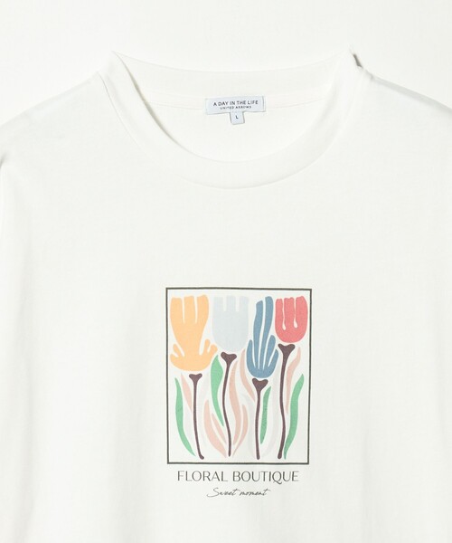 A DAY IN THE LIFE UNITED ARROWS（アデイインザライフユナイテッドアローズ）の「フラワー アートプリント リラックスカットソー＜A DAY IN THE LIFE＞（Tシャツ/カットソー・メンズ・その他1/その他2・M/L）」の9枚目の写真