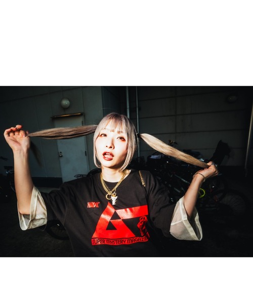 ハードコアチョコレート(ハードコアチョコレート)の「月刊ムー×コアチョコ 10th anniversary(スミ)(Tシャツ/カットソー・メンズ・スミクロ・LARGE/X-LARGE/XX-LARGE)」の7枚目の写真