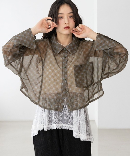 RAGEBLUE(レイジブルー)の「アシメレースインナーキャミ(Tシャツ/カットソー・レディース・ホワイト/ブラック・FREE)」の20枚目の写真