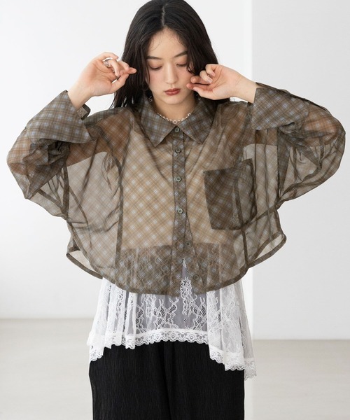RAGEBLUE(レイジブルー)の「アシメレースインナーキャミ(Tシャツ/カットソー・レディース・ホワイト/ブラック・FREE)」の21枚目の写真