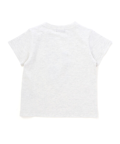 BeBe（ベベ）の「アニマルかくれんぼロゴスラブ天竺半袖Tシャツ(80~90cm)（その他ベビーウェア・キッズ・グレー/グリーン・90cm/80ｃｍ）」の7枚目の写真
