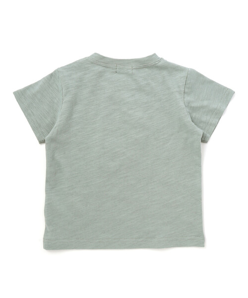 BeBe（ベベ）の「アニマルかくれんぼロゴスラブ天竺半袖Tシャツ(80~90cm)（その他ベビーウェア・キッズ・グレー/グリーン・90cm/80ｃｍ）」の9枚目の写真