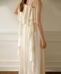 Bumpy Satin Tiered Combinaison