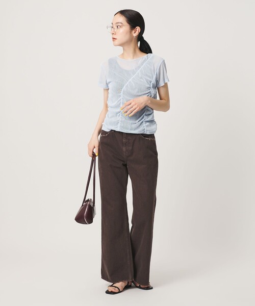 RED CARD TOKYO（レッドカード）の「【別注】＜RED CARD＞Twilightフレア デニムパンツ（デニムパンツ・レディース・ブラウン・24/23/22/25）」の13枚目の写真
