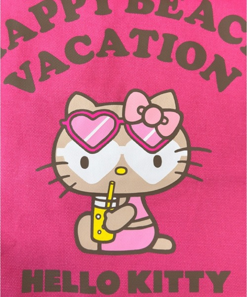LOCALMOTION HAWAII(ローカルモーション ハワイ)の「日焼けキティKITTY A4 TOTE(トートバッグ・レディース・ピンク・FREE)」の2枚目の写真