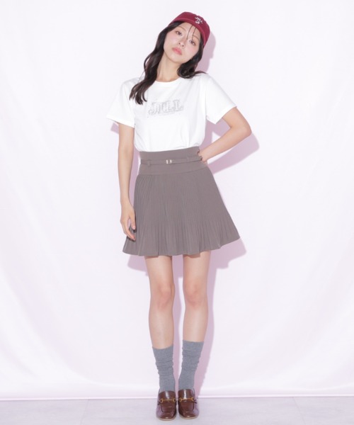 JILL by JILL STUART(ジルバイジルスチュアート)の「ベルト付きプリーツミニスカート(スカート・レディース・ベージュ系その他/グレー/ブラウン・FREE)」の10枚目の写真