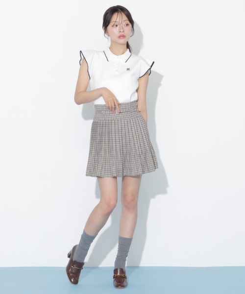 JILL by JILL STUART(ジルバイジルスチュアート)の「ベルト付きプリーツミニスカート(スカート・レディース・ベージュ系その他/グレー/ブラウン・FREE)」の16枚目の写真