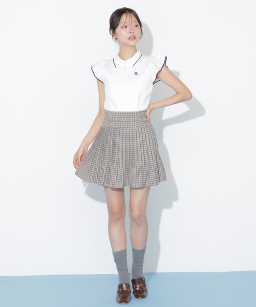 JILL by JILL STUART(ジルバイジルスチュアート)の「ベルト付きプリーツミニスカート(スカート・レディース・ベージュ系その他/グレー/ブラウン・FREE)」の17枚目の写真