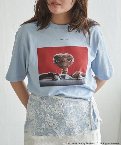 VENCEEXCHANGE(ヴァンスエクスチェンジ)の「『 E.T. 』デザイン フォトプリントTシャツ(Tシャツ/カットソー・メンズ・ホワイト/サックスブルー/ネイビー・M/L/LL/S)」の3枚目の写真