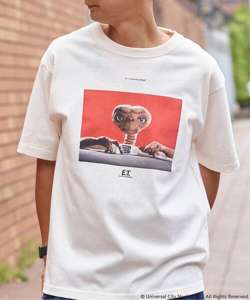 VENCEEXCHANGE(ヴァンスエクスチェンジ)の「『 E.T. 』デザイン フォトプリントTシャツ(Tシャツ/カットソー・メンズ・ホワイト/サックスブルー/ネイビー・M/L/LL/S)」の4枚目の写真