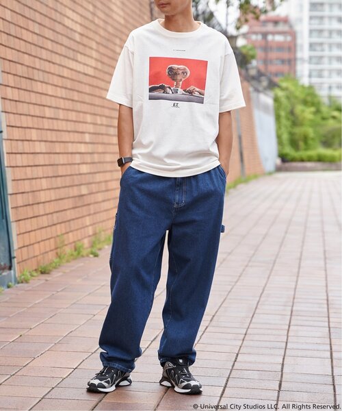 VENCEEXCHANGE(ヴァンスエクスチェンジ)の「『 E.T. 』デザイン フォトプリントTシャツ(Tシャツ/カットソー・メンズ・ホワイト/サックスブルー/ネイビー・M/L/LL/S)」の5枚目の写真