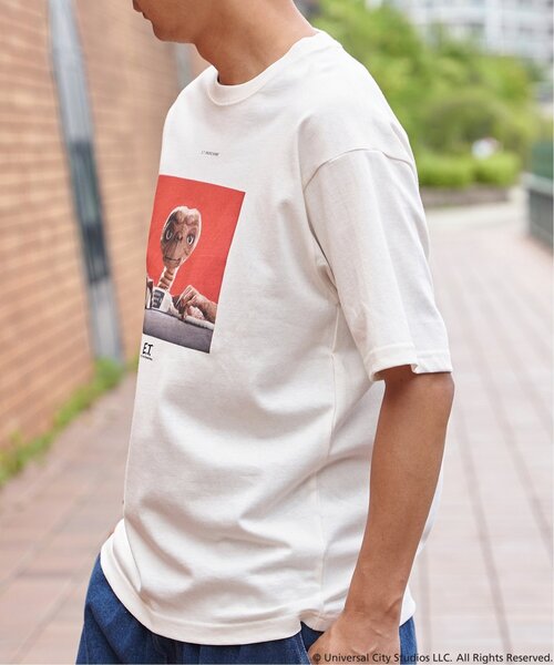 VENCEEXCHANGE(ヴァンスエクスチェンジ)の「『 E.T. 』デザイン フォトプリントTシャツ(Tシャツ/カットソー・メンズ・ホワイト/サックスブルー/ネイビー・M/L/LL/S)」の8枚目の写真