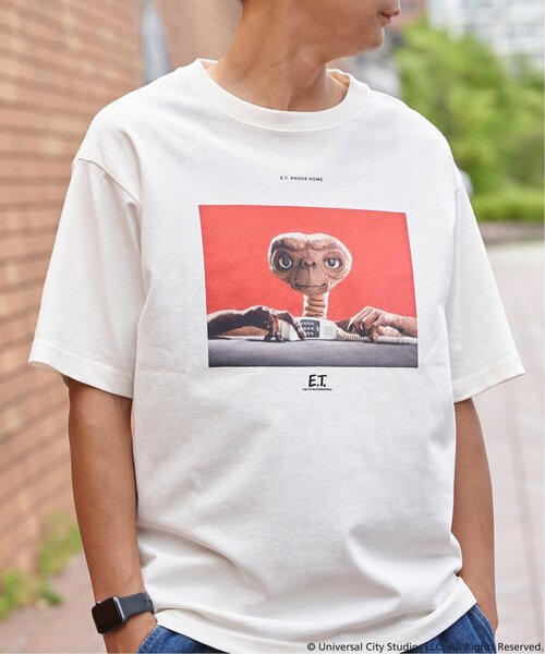 VENCEEXCHANGE(ヴァンスエクスチェンジ)の「『 E.T. 』デザイン フォトプリントTシャツ(Tシャツ/カットソー・メンズ・ホワイト/サックスブルー/ネイビー・M/L/LL/S)」の9枚目の写真
