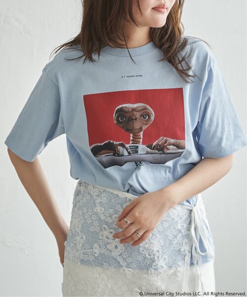 VENCEEXCHANGE(ヴァンスエクスチェンジ)の「『 E.T. 』デザイン フォトプリントTシャツ(Tシャツ/カットソー・メンズ・ホワイト/サックスブルー/ネイビー・M/L/LL/S)」の13枚目の写真
