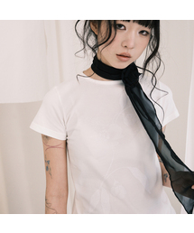 ピオニーフラワーTシャツ (2カラー)