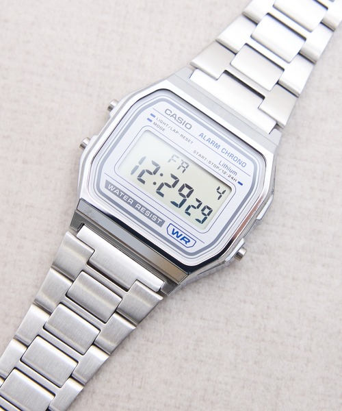 CASIO(カシオ)の「CASIO カシオ:CASIO CLASSIC A158WEA(アナログ腕時計・レディース・ネイビー/ブラック/シルバー・FREE)」の12枚目の写真