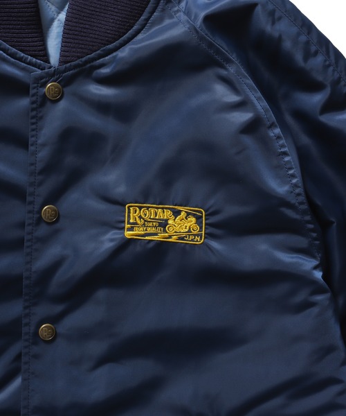 ROTAR(ローター)の「TIQ Nylon Pharaoh Court(スタジャン・メンズ・チャコール/ネイビー/ブラック・X-LARGE/LARGE/MEDIUM)」の18枚目の写真
