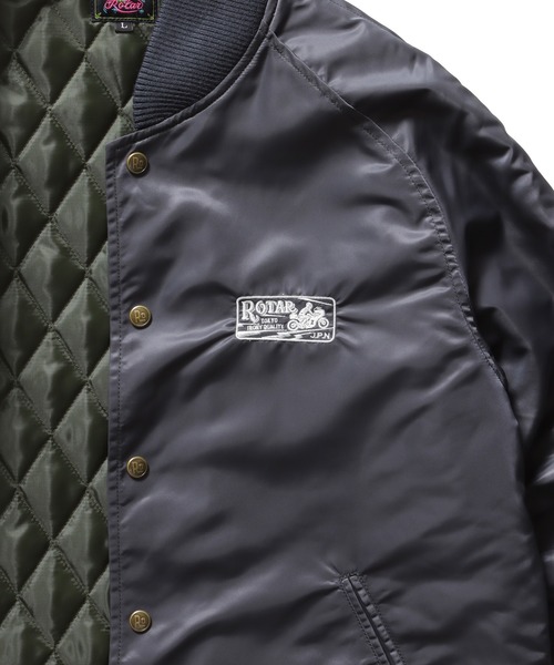 ROTAR(ローター)の「TIQ Nylon Pharaoh Court(スタジャン・メンズ・チャコール/ネイビー/ブラック・X-LARGE/LARGE/MEDIUM)」の21枚目の写真