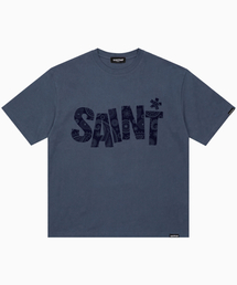 SPセイントパターン半袖Tシャツネイビー