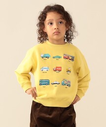 BEAMS mini | ワーキングカー スウェット 2026FW (90~130cm)レジャー はたらくくるま 車 通園 通学(スウェット)