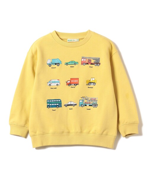 BEAMS mini(ビームスミニ)の「ワーキングカー スウェット 2026FW (90~130cm)レジャー はたらくくるま 車 通園 通学(スウェット・キッズ・グリーン/イエロー系その他4/その他・90/110/100/130/120)」の7枚目の写真