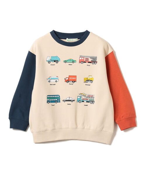 BEAMS mini(ビームスミニ)の「ワーキングカー スウェット 2026FW (90~130cm)レジャー はたらくくるま 車 通園 通学(スウェット・キッズ・グリーン/イエロー系その他4/その他・90/110/100/130/120)」の16枚目の写真