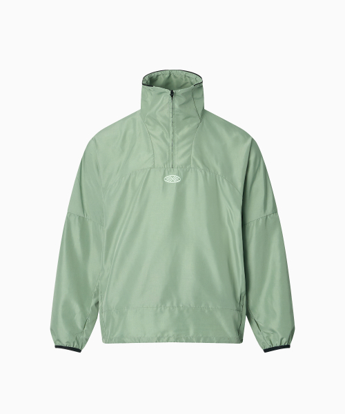 MENASOO(ミナス)の「Unisex Easy Move Half Zip_Mint(ナイロンジャケット・レディース・ミント・1/2)」の10枚目の写真