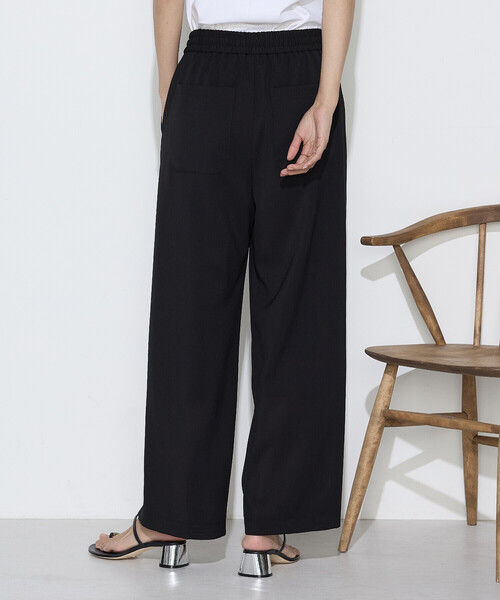 COMME CA(コムサ)の「〔 TALLサイズ 〕 トリポリカラミ ワイドパンツ(その他パンツ・レディース・ブラック・13号)」の10枚目の写真