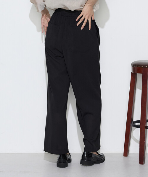 COMME CA(コムサ)の「〔 TALLサイズ 〕 トリポリカラミ ワイドパンツ(その他パンツ・レディース・ブラック・13号)」の13枚目の写真