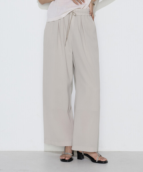 COMME CA(コムサ)の「〔 TALLサイズ 〕 トリポリカラミ ワイドパンツ(その他パンツ・レディース・ブラック・13号)」の16枚目の写真