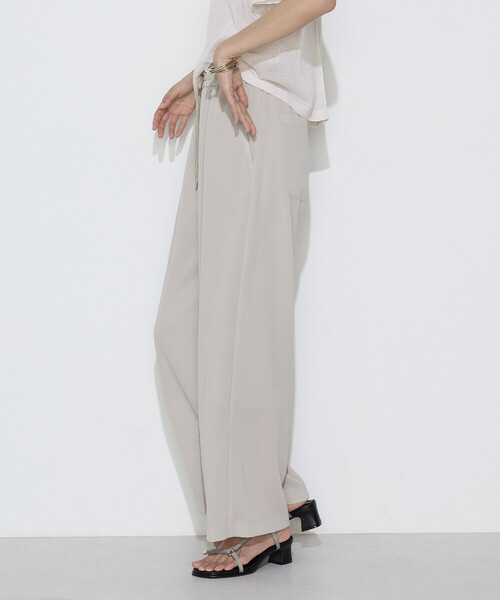 COMME CA(コムサ)の「〔 TALLサイズ 〕 トリポリカラミ ワイドパンツ(その他パンツ・レディース・ブラック・13号)」の17枚目の写真