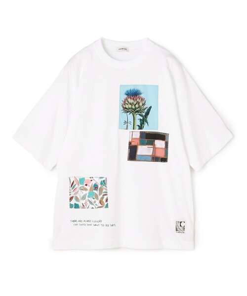 caban(キャバン)の「スビンコットン THISTLE RHYTHMTシャツ(Tシャツ/カットソー・メンズ・ホワイト系その他/ブラック系その他・S/M/L)」の2枚目の写真