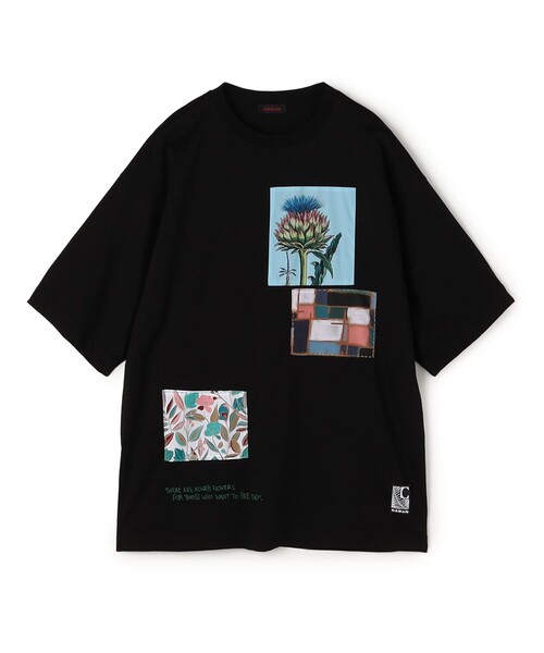 caban(キャバン)の「スビンコットン THISTLE RHYTHMTシャツ(Tシャツ/カットソー・メンズ・ホワイト系その他/ブラック系その他・S/M/L)」の3枚目の写真