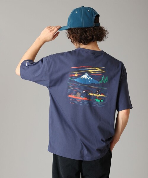 Columbia(コロンビア)の「UVカット 速乾 Columbia/ レイクトゥアベニュー グラフィック ショートスリーブTシャツ /コロンビア(Tシャツ/カットソー・メンズ・ネイビー/ホワイト系その他2/オレンジ系その他/ホワイト系その他/ブルー系その他/ホワイト/イエロー系その他/イエロー/ヘザーグレー/オレンジ・S/L/XL/M)」の1枚目の写真