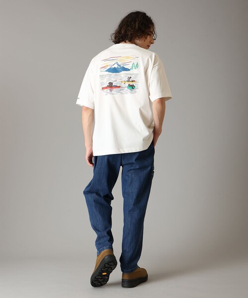 Columbia(コロンビア)の「UVカット 速乾 Columbia/ レイクトゥアベニュー グラフィック ショートスリーブTシャツ /コロンビア(Tシャツ/カットソー・メンズ・ネイビー/ホワイト系その他2/オレンジ系その他/ホワイト系その他/ブルー系その他/ホワイト/イエロー系その他/イエロー/ヘザーグレー/オレンジ・S/L/XL/M)」の14枚目の写真