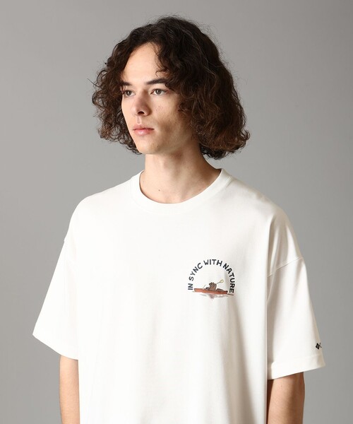 Columbia(コロンビア)の「UVカット 速乾 Columbia/ レイクトゥアベニュー グラフィック ショートスリーブTシャツ /コロンビア(Tシャツ/カットソー・メンズ・ネイビー/ホワイト系その他2/オレンジ系その他/ホワイト系その他/ブルー系その他/ホワイト/イエロー系その他/イエロー/ヘザーグレー/オレンジ・S/L/XL/M)」の17枚目の写真