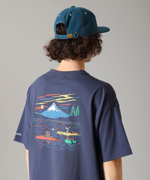 Columbia(コロンビア)の「UVカット 速乾 Columbia/ レイクトゥアベニュー グラフィック ショートスリーブTシャツ /コロンビア(Tシャツ/カットソー・メンズ・ネイビー/ホワイト系その他2/オレンジ系その他/ホワイト系その他/ブルー系その他/ホワイト/イエロー系その他/イエロー/ヘザーグレー/オレンジ・S/L/XL/M)」の19枚目の写真
